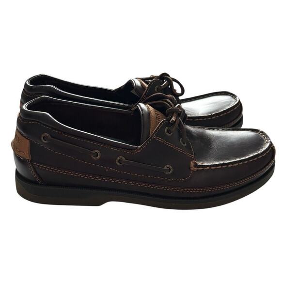 Sperry Top-Sider Mako 2-Eye Leather Boat Shoes Amaretto 0764027 Men\'s 11.5 main image 6